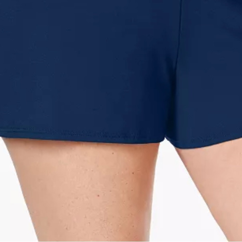 Swim Solutions Dark Navy Blue Thigh Minimizer Swimmin… Gem